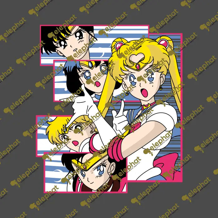 Sailor Moon 09 / Adult Dtf Transfers