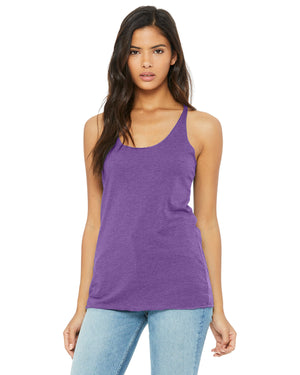 Purple Triblend; front view.