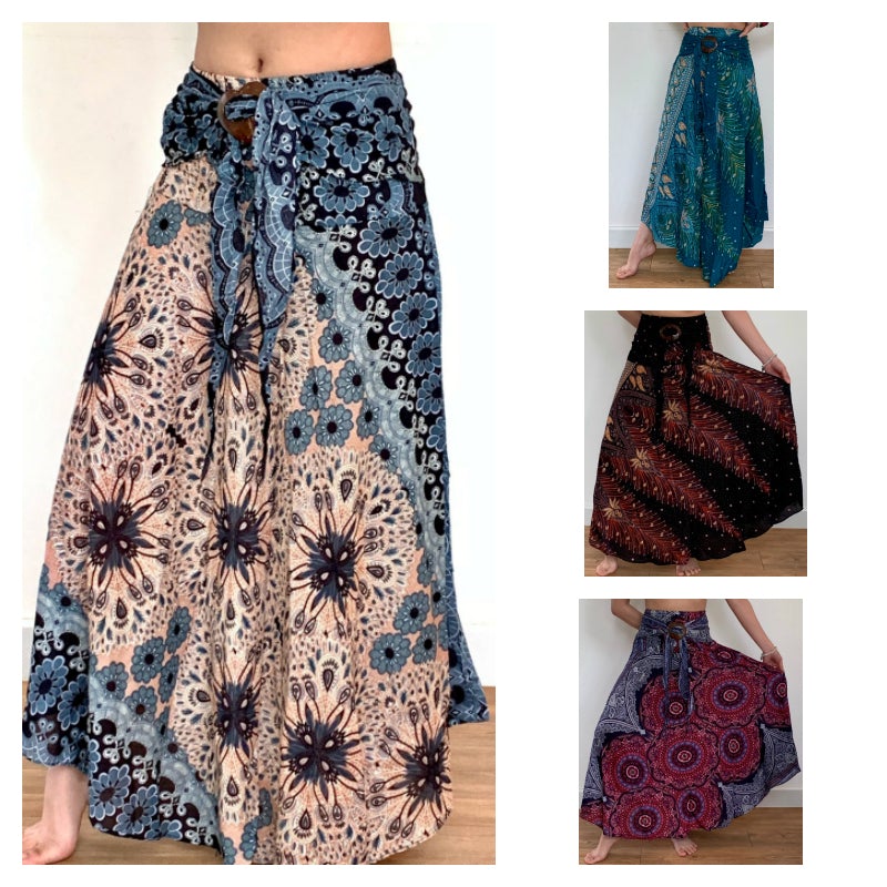 Maxi Skirt with Coconut Buckle