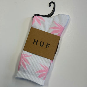 White Plant Socks