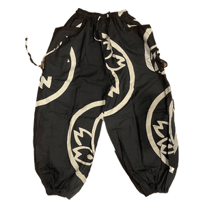 Unisex Printed Cotton Drawstring Pants