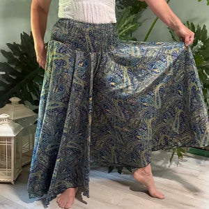 Super Wide Leg Silk Palazzo Pant