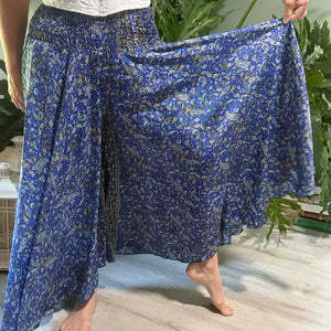 Super Wide Leg Silk Palazzo Pant