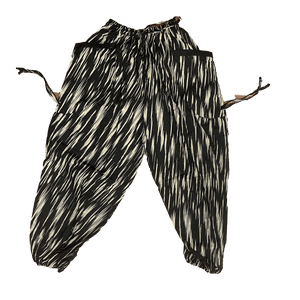 Unisex Printed Cotton Drawstring Pants