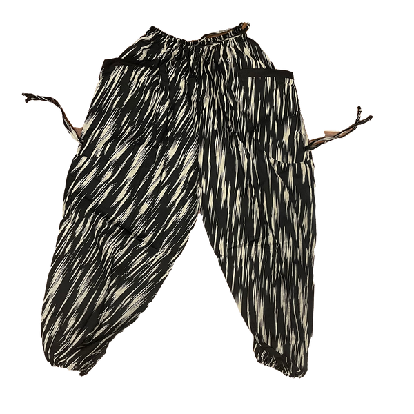 Unisex Printed Cotton Drawstring Pants