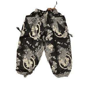 Unisex Printed Cotton Drawstring Pants