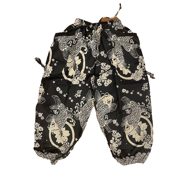 Unisex Printed Cotton Drawstring Pants