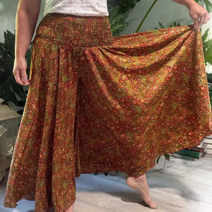 Super Wide Leg Silk Palazzo Pant