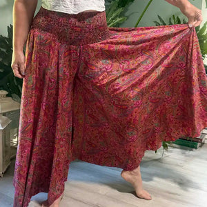 Super Wide Leg Silk Palazzo Pant