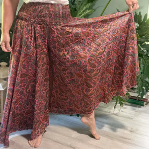 Super Wide Leg Silk Palazzo Pant