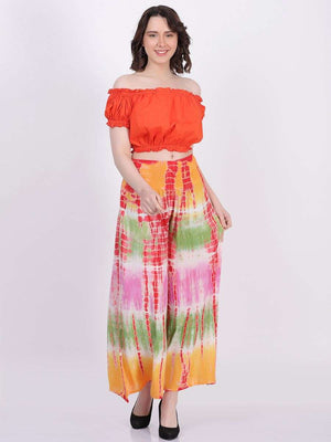 Tie dye Stretchable Palazzo Pants