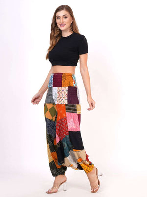 Boho Patchwork Harem Pants