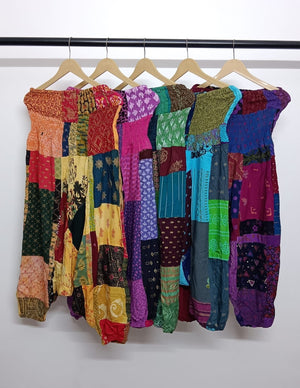 Boho Patchwork Harem Pants