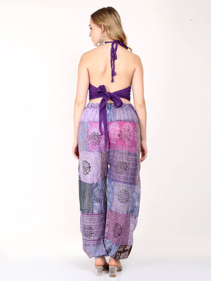 Cotton Printed Patchwork Harem Pant