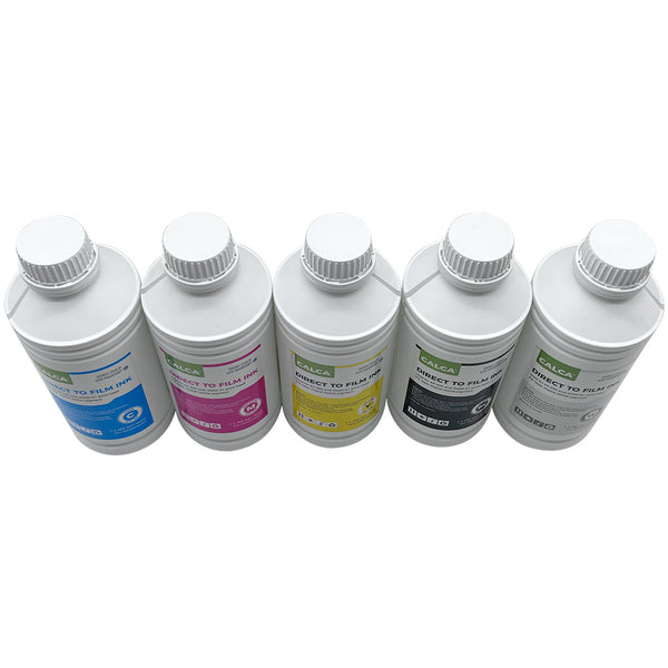 CALCA Direct to Transfer Film Ink for Epson Printheads. 32 oz, Bottle of 1L, Water-based DTF Inks