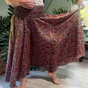 Super Wide Leg Silk Palazzo Pant