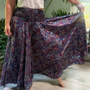 Super Wide Leg Silk Palazzo Pant