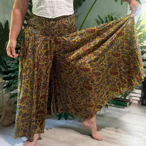 Super Wide Leg Silk Palazzo Pant