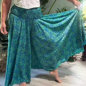 Super Wide Leg Silk Palazzo Pant