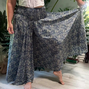 Super Wide Leg Silk Palazzo Pant