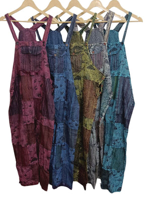 Unisex Hippie Mushroom Overalls