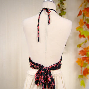 Sarmili Bohemian Backless Halter Top