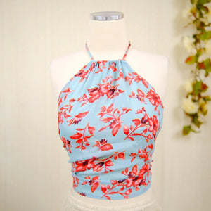 Sarmili Bohemian Backless Halter Top