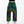 Tie Dye Cotton Women Harem Pants in Green Yellow