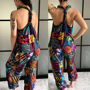 Jumalee Cotton Patchwork Overalls