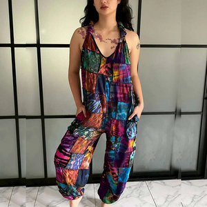 Jumalee Cotton Patchwork Overalls