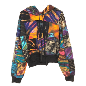 Nova Tie Dye Crop Hoodies