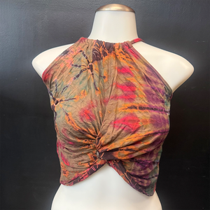 Saskia Tie Dye Spandex Tops
