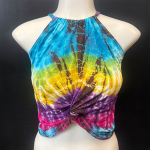 Saskia Tie Dye Spandex Tops