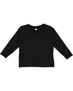 Rabbit Skins Toddler Long-Sleeve T-Shirt Size 5/6 / Black