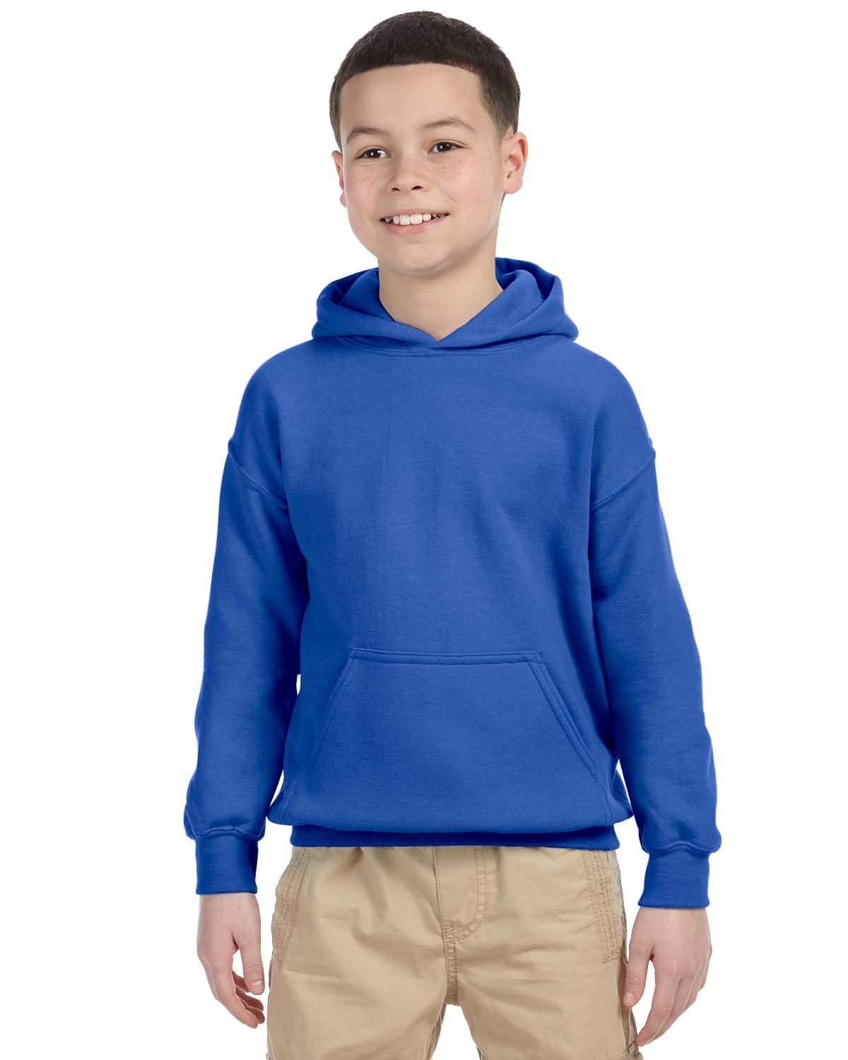 Gildan Youth Heavy Blend Hoodie Sweatshirt M / Royal