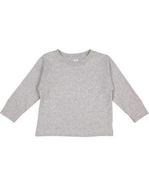 Rabbit Skins Toddler Long-Sleeve T-Shirt Size 2 / Heather