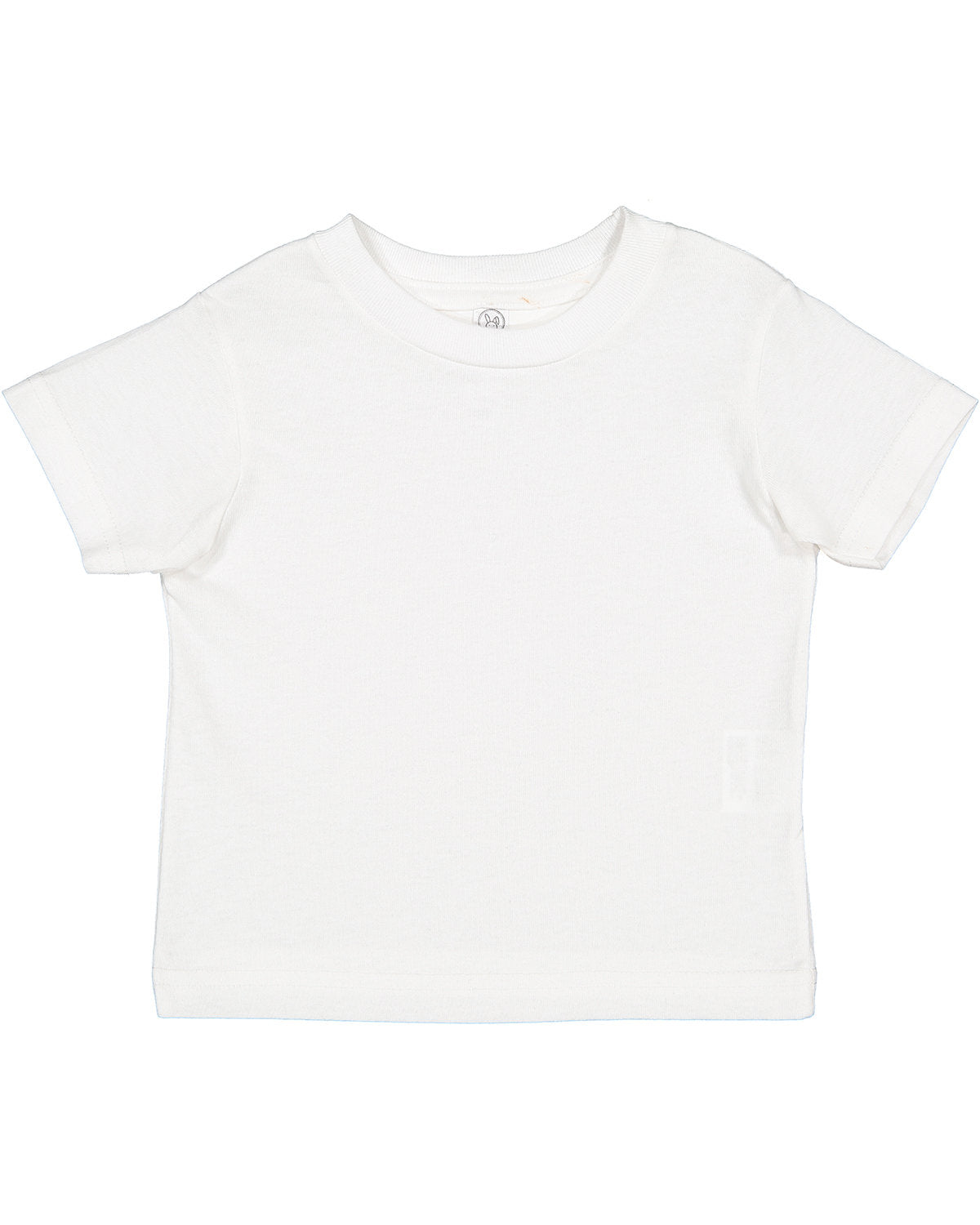 Rabbit Skins Toddler Cotton Jersey T-Shirt 2T / White