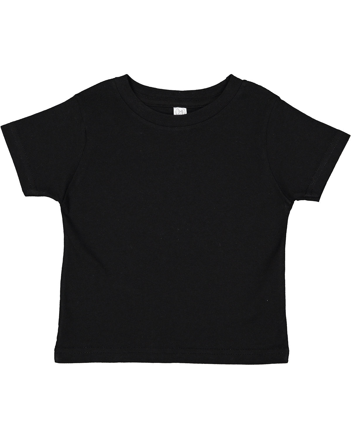 Rabbit Skins Toddler Cotton Jersey T-Shirt 2T / Black