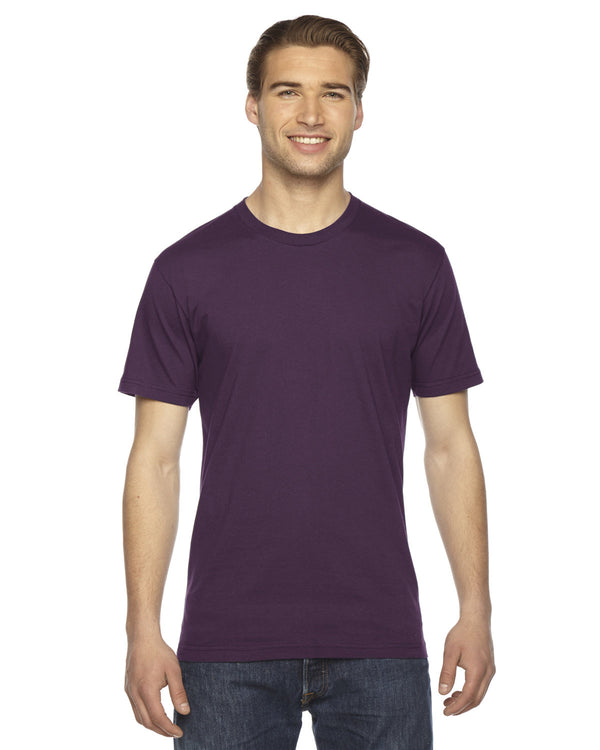Eggplant t-shirt, front view.