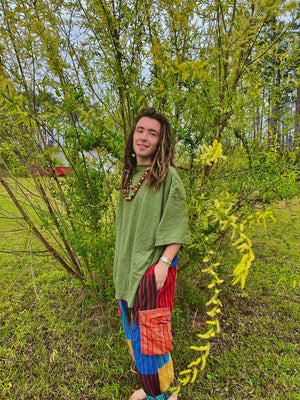 Unisex Patchwork Palazzo Pant