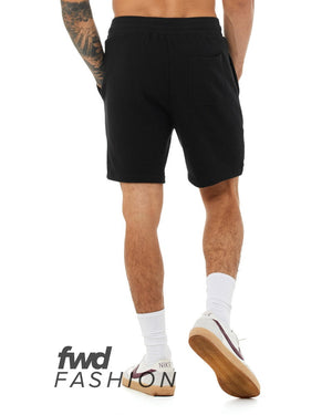 Black bella canvas fwd fashion unisex short back side