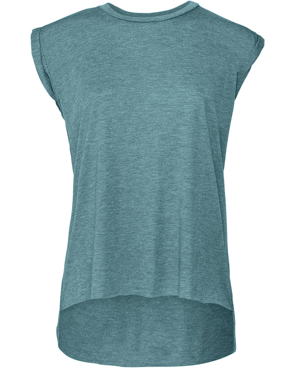 Dusty blue; front view.