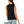 Black cut out tank. Back view.