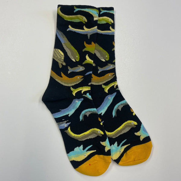 Fish patterned sock