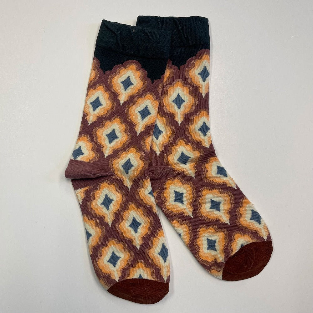 Weird pattern patterned sock