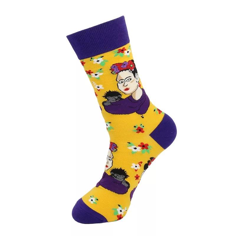 Frida monkey sock