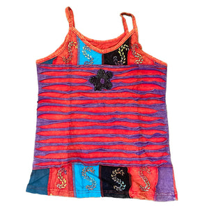 Hippie patch tank top