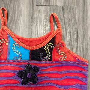 Hippie patch tank top