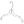Clear Plastic Hangers With 360 Swivel Metal Hook And Notches For Straps