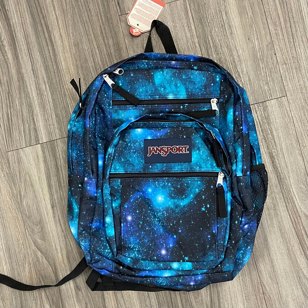 JanSport Backpack Bookbag with 15 Inch Laptop Compartment Galaxy